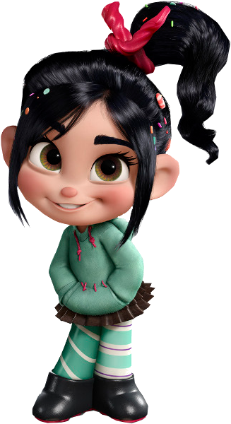 Vanilla - Les Mondes De Ralph Vanellope (358x635), Png Download