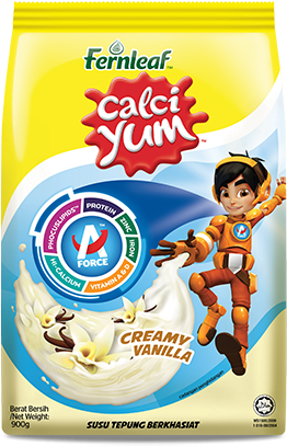 Calciyum Creamy Vanilla Milk Powder - Fernleaf Calciyum Milk Powder (406x406), Png Download