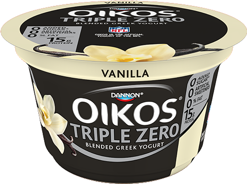 Vanilla Triple Zero - Oikos Triple Zero Greek Yogurt (513x402), Png Download