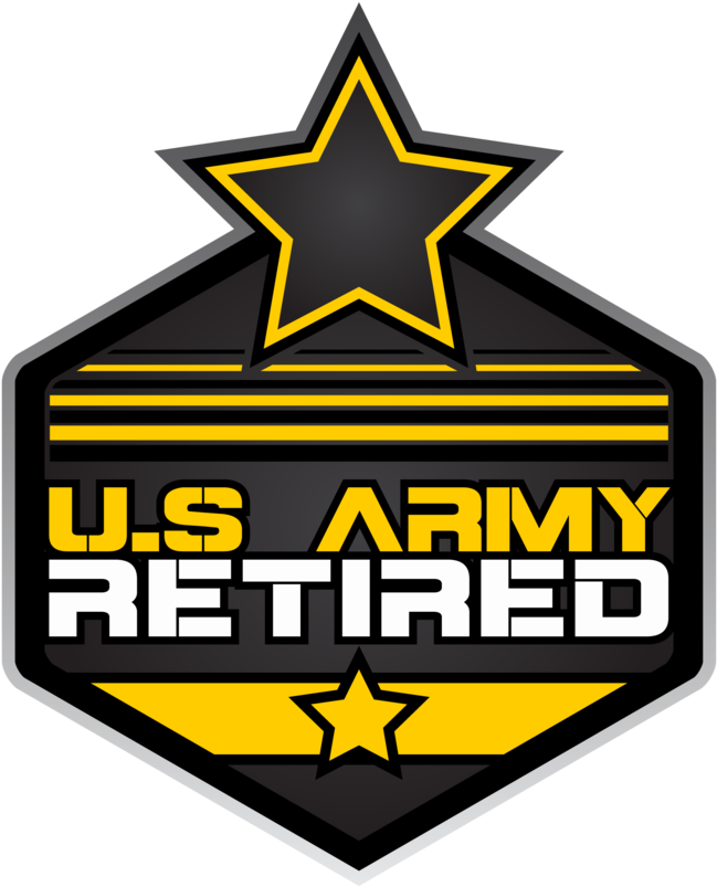 Us Army Retired Mug (1200x848), Png Download