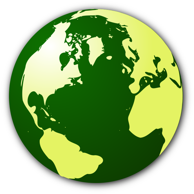 Qgis Globe Draft1 - Earth Global Warming Png Clipart (720x720), Png Download