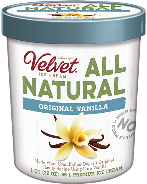 Share - Velvet Ice Cream Cookies N Cream, 1 Pint (550x750), Png Download
