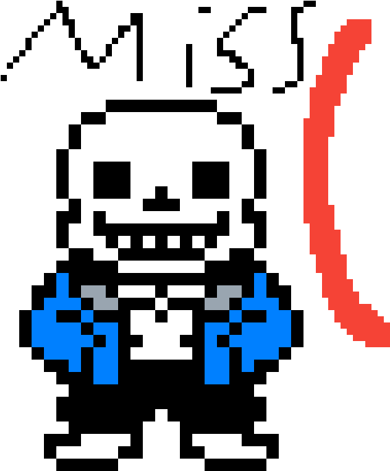 Nope - Sans Winking Sprite (1125x900), Png Download