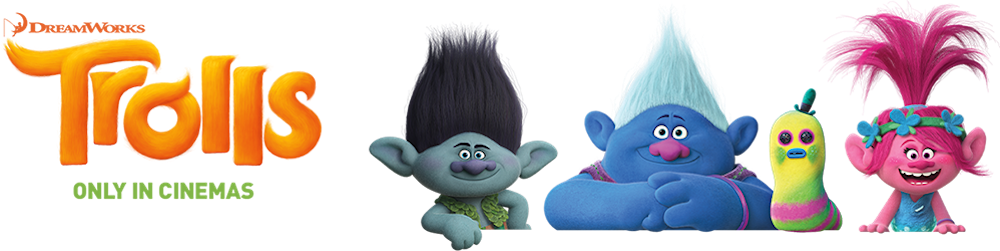 Les Trolls Poppy Follows Her Nose Dreamworks Trolls By Random Full Size Png Download Seekpng