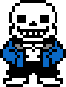 Nope - - Undertale Sans Sprite (380x410), Png Download
