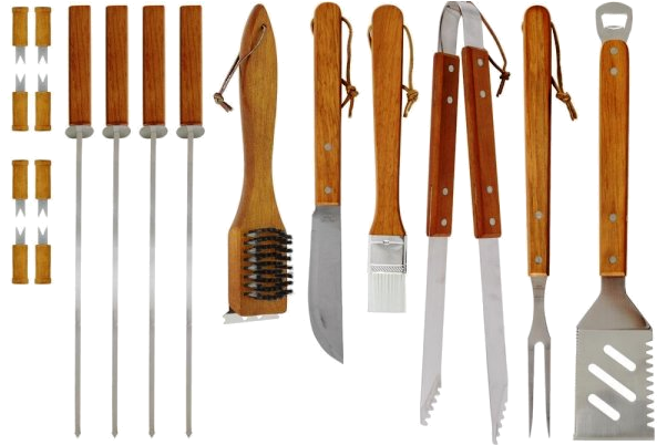 Mr Bar B Q 94001x 18 Pc Tool Set (600x401), Png Download