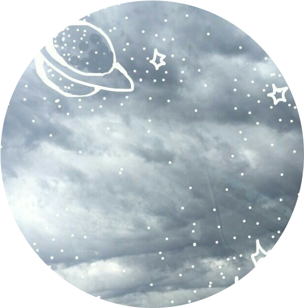 Planets Clipart Aesthetic - Aesthetic Circle Background (620x629), Png Download