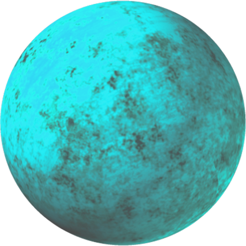 Planet Clipart Transparent - Turquoise Planet Png (800x800), Png Download