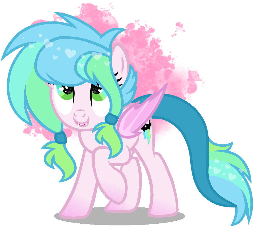 Chococakebabe, Bat Pony, Fangs, Female, Heart Eyes, - Speed Demon (1248x827), Png Download