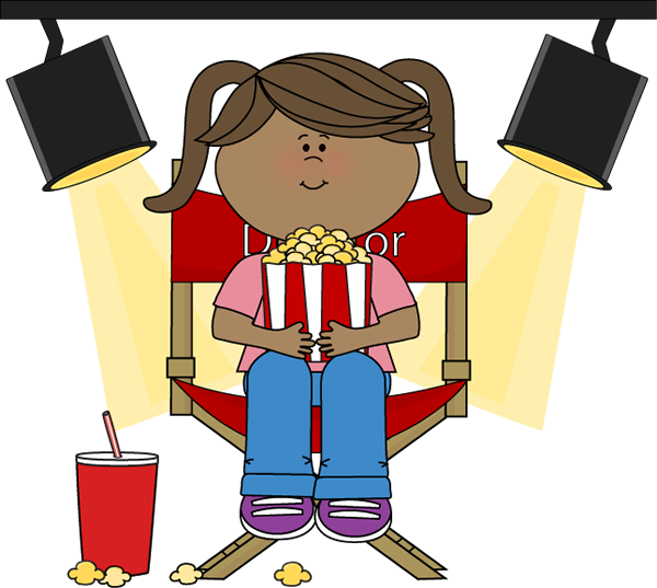 Popcorn Clip Art - Stage Lights Clipart Free (600x537), Png Download