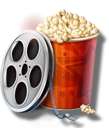 Movie Reel And Popcorn Png - Movies (363x426), Png Download