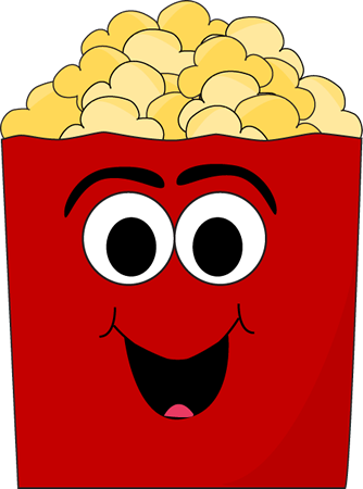 Popcorn Clip Art - Clip Art Popcorn (334x450), Png Download