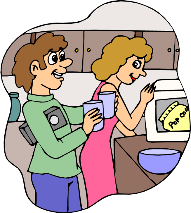 Popcorn Border Clipart - Helping Other People Clipart (692x750), Png Download