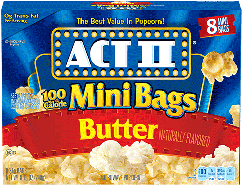 Kettle Corn - Act Ii Popcorn (500x500), Png Download