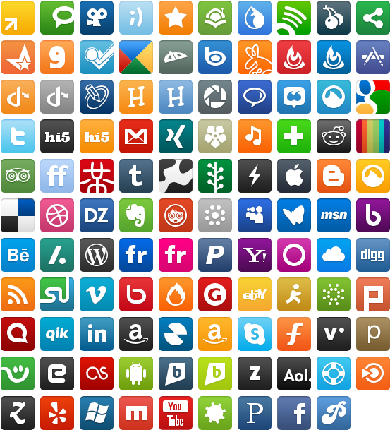 Search - Social Network App Icons (560x616), Png Download
