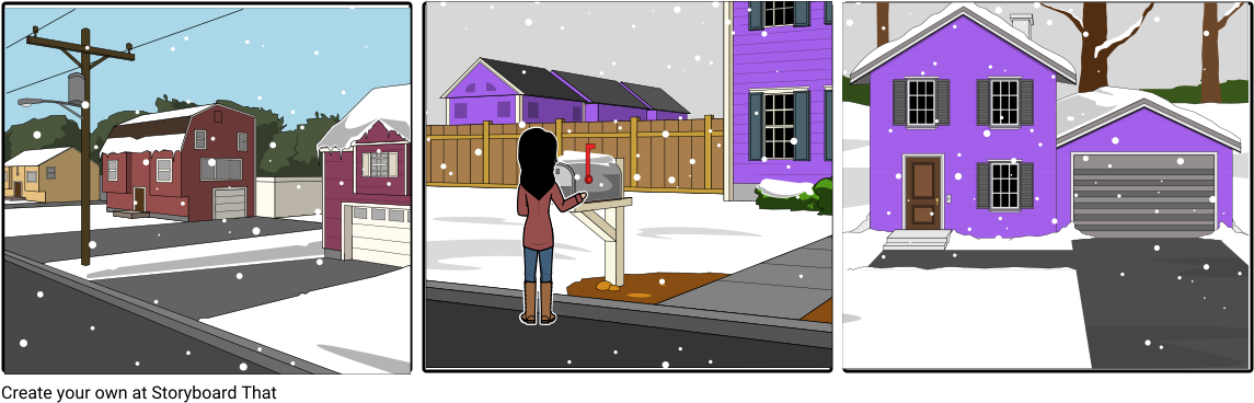 Winter Wonderland - House (1164x385), Png Download