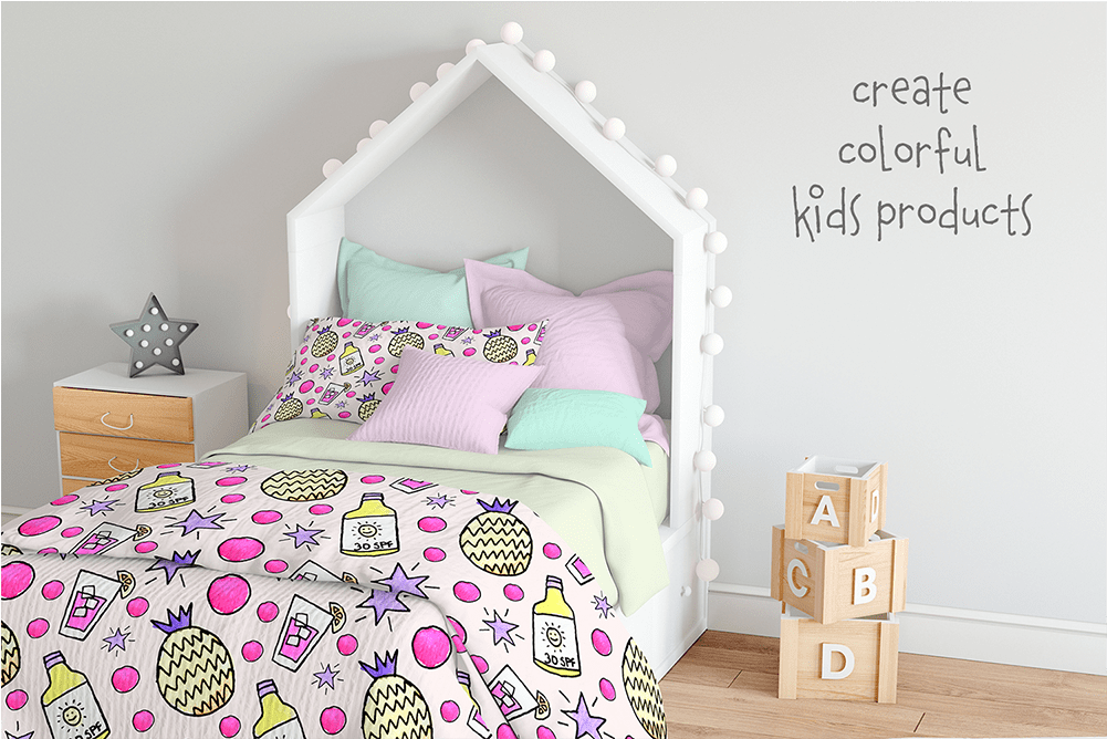 Create Wonderful Kids Products With Illustrations And - Clip Art (1000x1000), Png Download