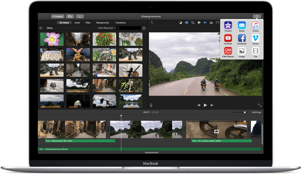 Imovie - Apple Imac 21,5" Retina 4k 3,1 Ghz Intel Core I5 8gb (979x560), Png Download