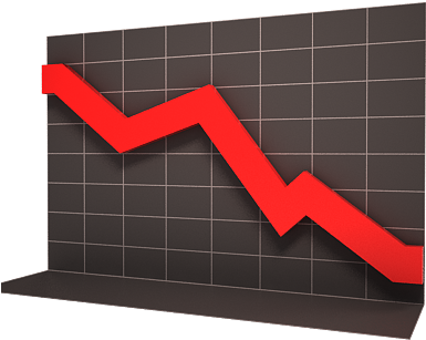 News Of The Year So Far, The Wall Street Journal Reports - Revenue Decline Png (384x320), Png Download