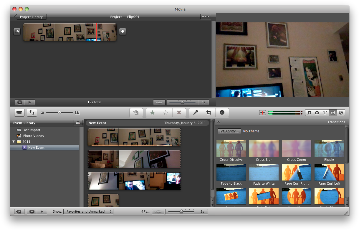 Click To Enlarge - Imovie (1232x794), Png Download