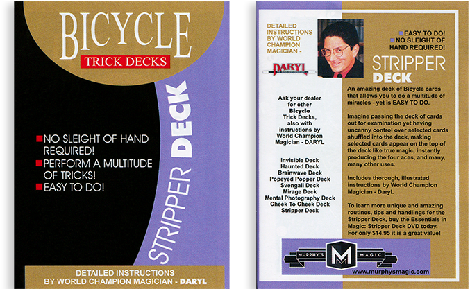 46356-full - Magic | Card Trick | Stripper Deck Mandolin Bicycle (740x416), Png Download