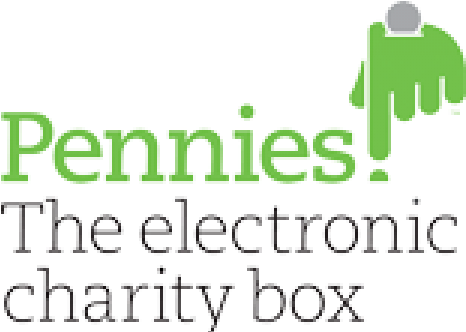 Pennies Digital Charity Box Png (600x338), Png Download