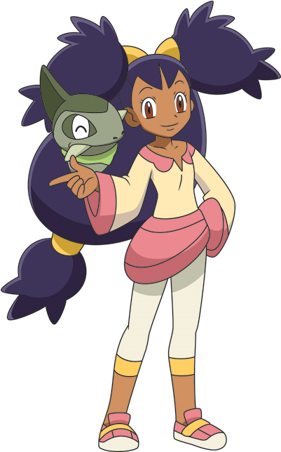 Iris - Iris Pokemon (411x643), Png Download