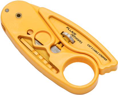 Full Line Of Cable Strippers - Fluke Networks 11230002 Cable Stripper (round Cable) (675x553), Png Download