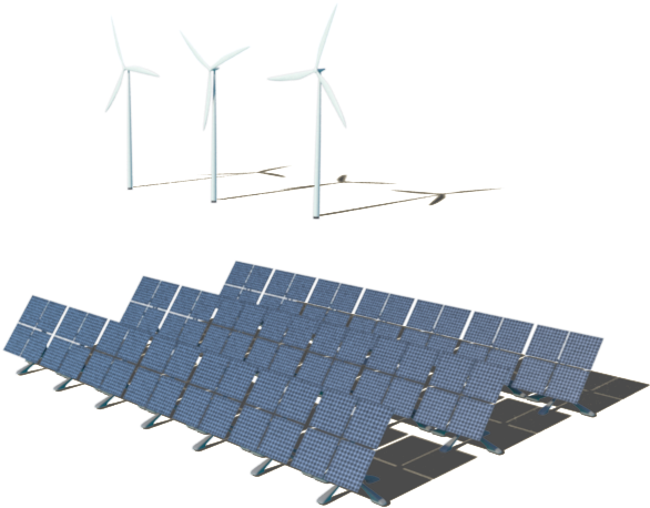 Renewable Energy - Wind Turbine (595x467), Png Download