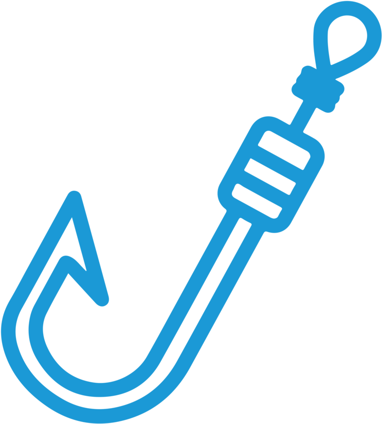 Striper Fishing Hook - Fishing (1000x1087), Png Download