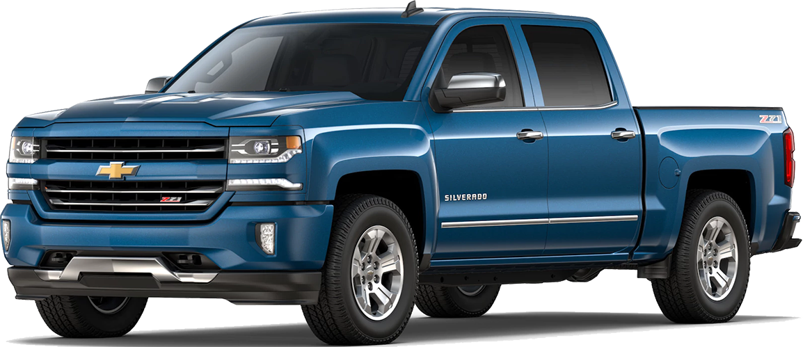 Chevy Truck Png - 2018 Chevy Silverado Colors (1154x499), Png Download