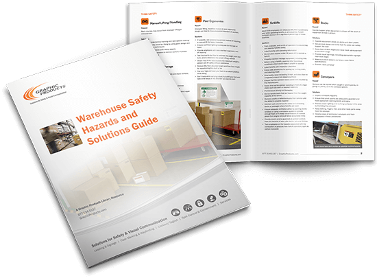 Warehouse Safety Hazards And Solutions Guide Spread - Industry (550x405), Png Download