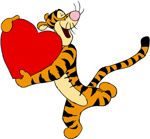 Tigger Png Image Transparent - Happy Tigger (500x468), Png Download