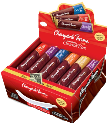 We Are Selling Cherrydale Candy Bars To Help With General - Cherrydale Farms Gold Chocolate Bars (353x406), Png Download