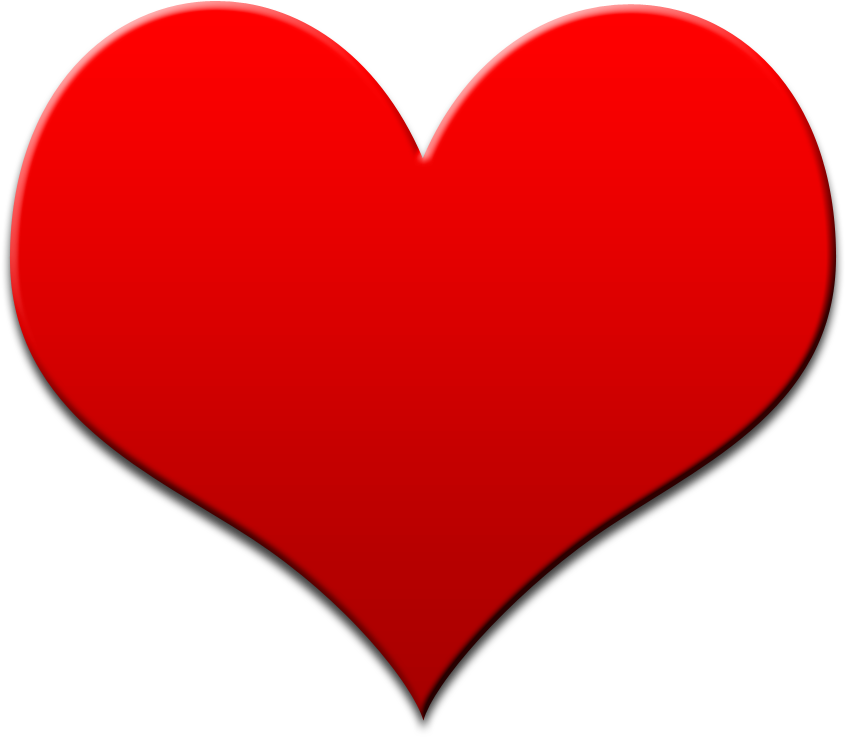 Coracao Vermelho1 - Heart Clipart (860x751), Png Download