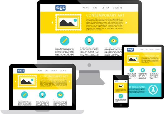 Responsive Web Design - Web Design (570x370), Png Download