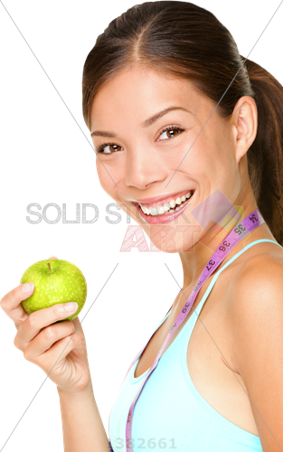Stock Photo Of Smiling Asian Brunette Girl With Purple - Women Health Talk (313x500), Png Download