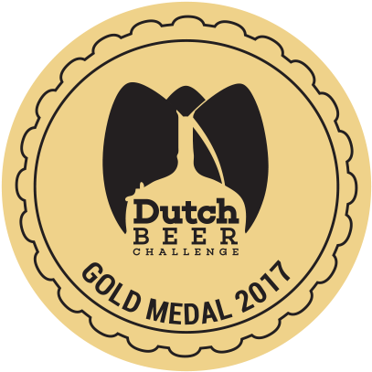 Dutchbc2017 Gold Medal - Dutch Beer Challenge 2017 (412x449), Png Download