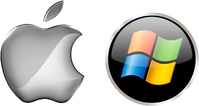 Buy The Full Version Now - Mac And Pc Logo (689x404), Png Download