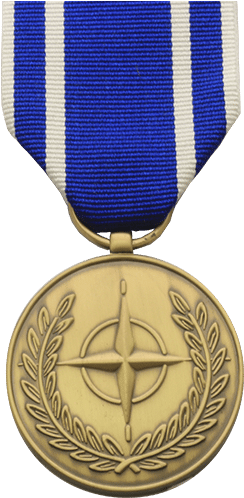 Nato Macedonia Medal - British Army Kosovo Medal (500x500), Png Download
