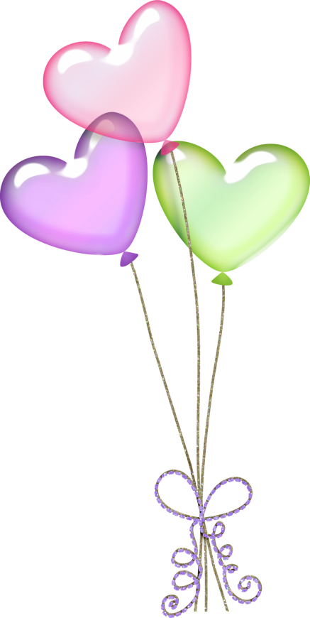 Photo By @rosimeri - Balloon Heart Clip Art (437x870), Png Download