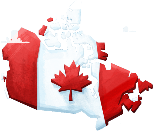 Canada Flag Png Transparent Images - Canada Maple Leaf Flag Gif (640x480), Png Download