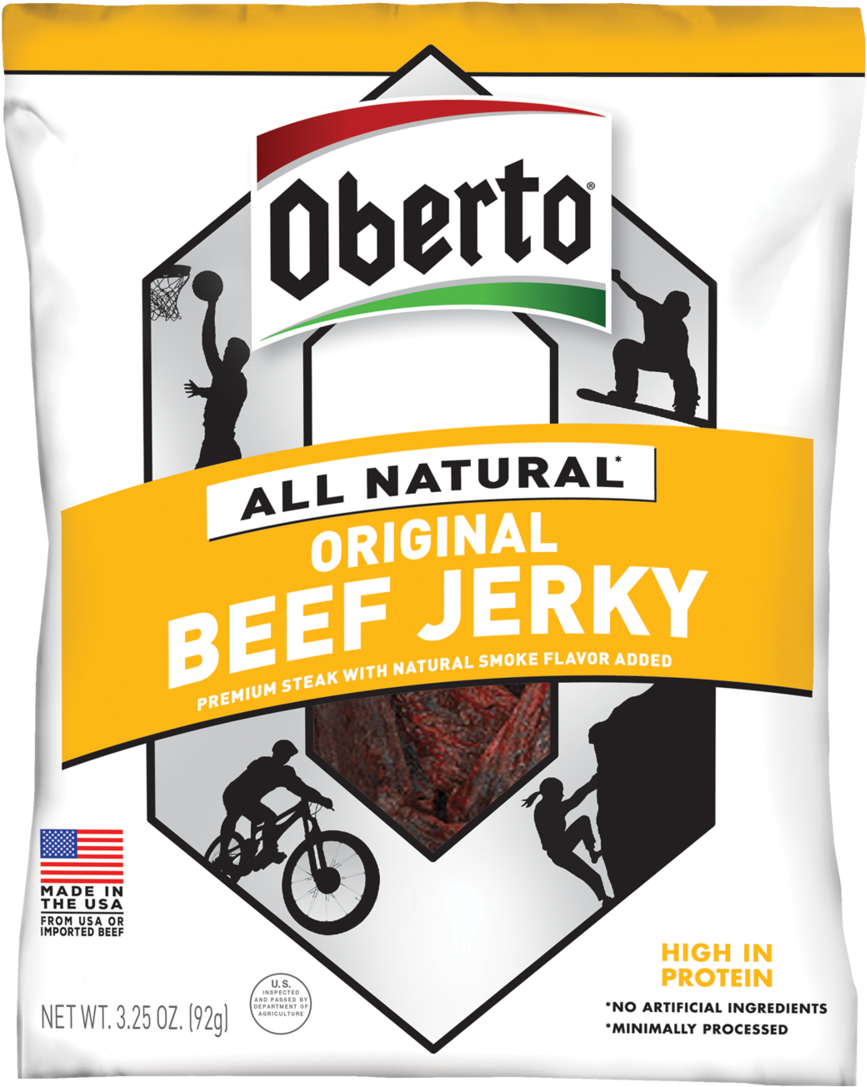 Original-web - Oberto Jerky (1000x1254), Png Download