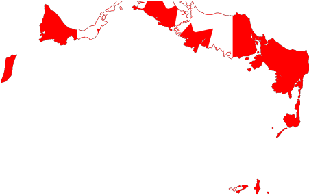 Canada Flag Map - Turks And Caicos Islands (450x300), Png Download