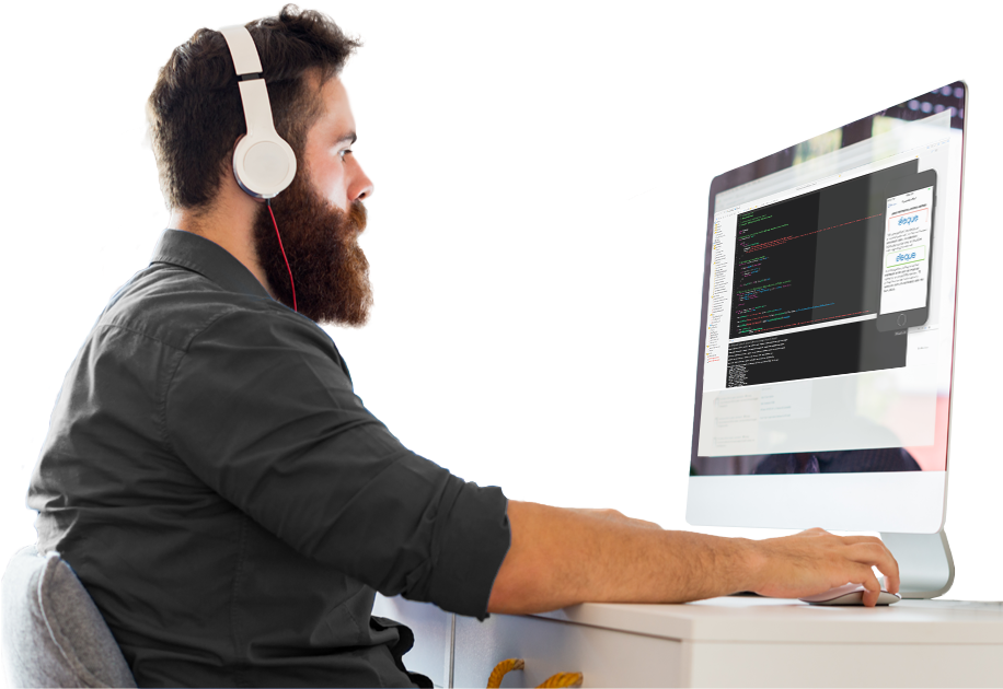 A Developer Performing Accessibility Testing Using - Full Stack Web Development Istock (924x631), Png Download