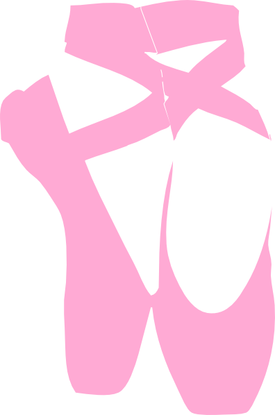 Ballerina Outline Free Download Clip Art Free Clip - Ballet Shoes Clipart Png (396x598), Png Download