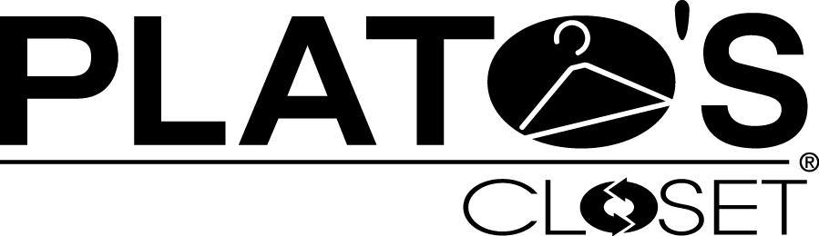 Pc Black Logo - Plato's Closet Logo Black (899x260), Png Download