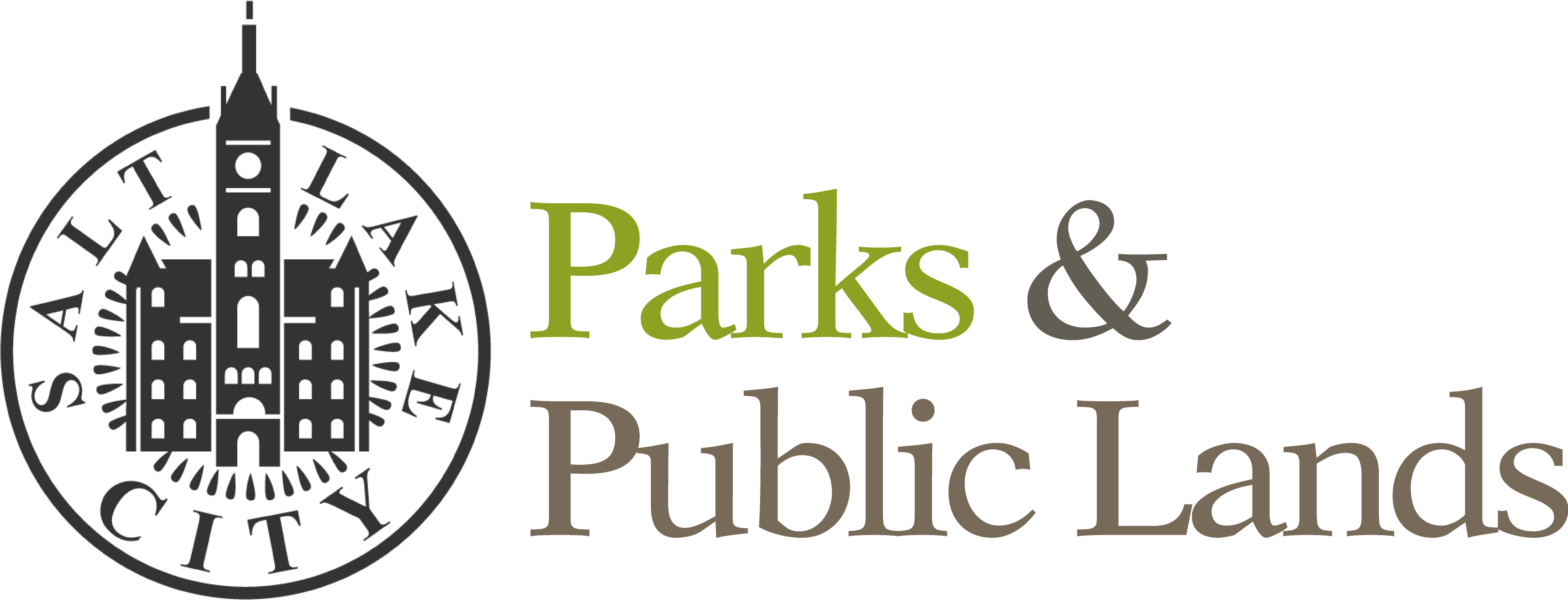 Download High Resolution File - Slc Parks And Public Lands (4669x1771), Png Download