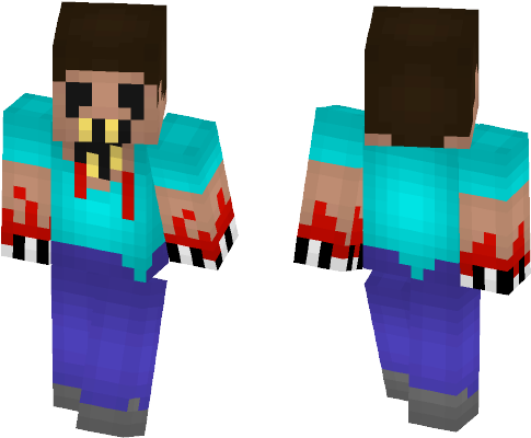 Steve , Fanmade Creepypasta - Skin Minecraft Mobile Legends (584x497), Png Download