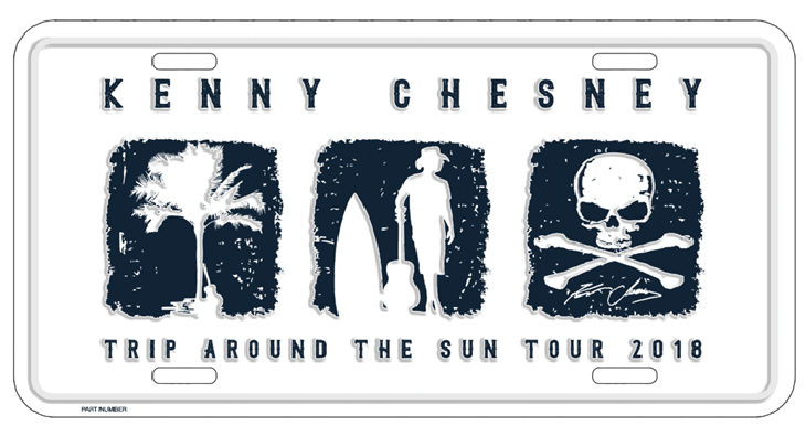 Trip Around The Sun Embossed License Plate - Trip Around The Sun Tour (800x800), Png Download